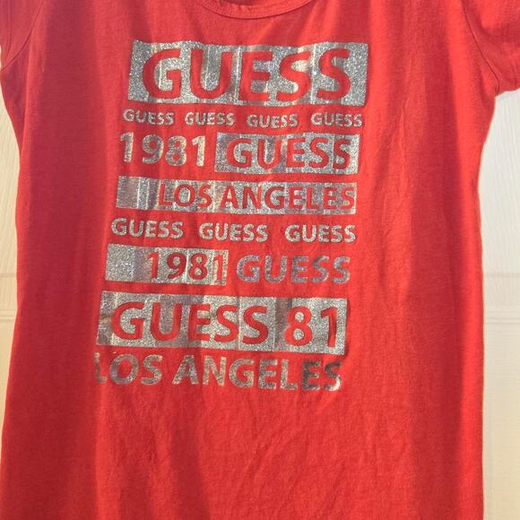 Vintage Classic 1981 Reg. Guess Red Tee - Picture 1 of 3